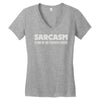 sarcasm services Women's V-Neck T-Shirt