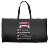 umpire's wife Weekender Totes
