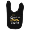 queens are born in october Baby Bibs