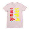 fight, dream, lead! Ladies Fitted T-Shirt