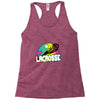 neon lacrosse Racerback Tank
