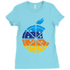 pizza! pizza! Ladies Fitted T-Shirt