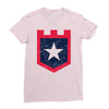 land of the free1 Ladies Fitted T-Shirt