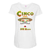 cinco de mayo badass skull Maternity Scoop Neck T-shirt