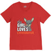 This Girl Loves Her Chihuahua V-Neck Tee