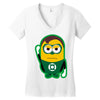 minion parody green lantern Women's V-Neck T-Shirt