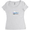 Cool Shark Women's Triblend Scoop T-shirt