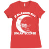 i black out solar ec;ipse Ladies Fitted T-Shirt