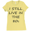 i still live in the 80s Ladies Fitted T-Shirt