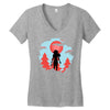 adventure girl Women's V-Neck T-Shirt