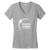 Totality is Coming, August 21, 2017 Women's V-Neck T-Shirt
