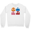 cool retro 80s pacman ghosts video games Crewneck Sweatshirt