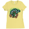 mario smash! Ladies Fitted T-Shirt