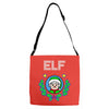 elf christmas Adjustable Strap Totes