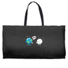 oil spill Weekender Totes