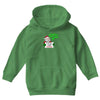 heapy new year funny santa claus christmas Youth Hoodie
