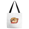 pizza pug Tote Bags