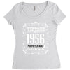 vintage made in 1956 perfectly aged a living legend Women's Triblend Scoop T-shirt