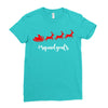 squadgoals santa Ladies Fitted T-Shirt