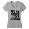 Just One More Truck I Promise Women's V-Neck T-Shirt