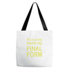 final form Tote Bags