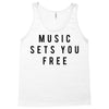 music sets you free Tank Top