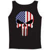 skull u.s.a. back Tank Top