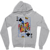 catdog playing card Zipper Hoodie