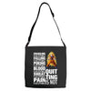 super saiyan quitting is not Adjustable Strap Totes