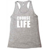 choose life wham retro 80s Racerback Tank