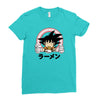 saiyan ramen Ladies Fitted T-Shirt