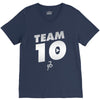 team 10  silver V-Neck Tee