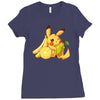 pikachu and fruits Ladies Fitted T-Shirt