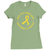 Ewing Sarcoma Awareness Ladies Fitted T-Shirt