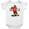 wrecking bros Baby Onesie