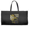 where words fail music speaks Weekender Totes