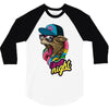 up all night cat 3/4 Sleeve Shirt