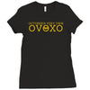 ovoxo drake, owl Ladies Fitted T-Shirt