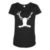hannibal   stag Maternity Scoop Neck T-shirt