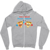 pizza debate Zipper Hoodie