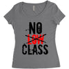 no low class Women's Triblend Scoop T-shirt