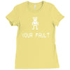 ashens vinnie vole Ladies Fitted T-Shirt