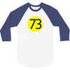 73 the perfect number t shirt the big bang theory cool funny 3/4 Sleeve Shirt