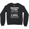 halloween is scary but carcinoid cancer is deadly spread the word help Crewneck Sweatshirt