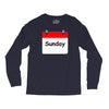 title of day of the week sunday day of the week Long Sleeve Shirts