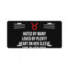 Taurus Woman License Plate