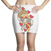 true love pizza slice Mini Skirts
