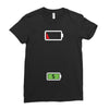 Mommy Dead Battery Ladies Fitted T-Shirt