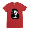 tupac (4x) Ladies Fitted T-Shirt