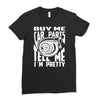 buy me car parts and tell me i'm pretty mechanic turbo nfs fan Ladies Fitted T-Shirt